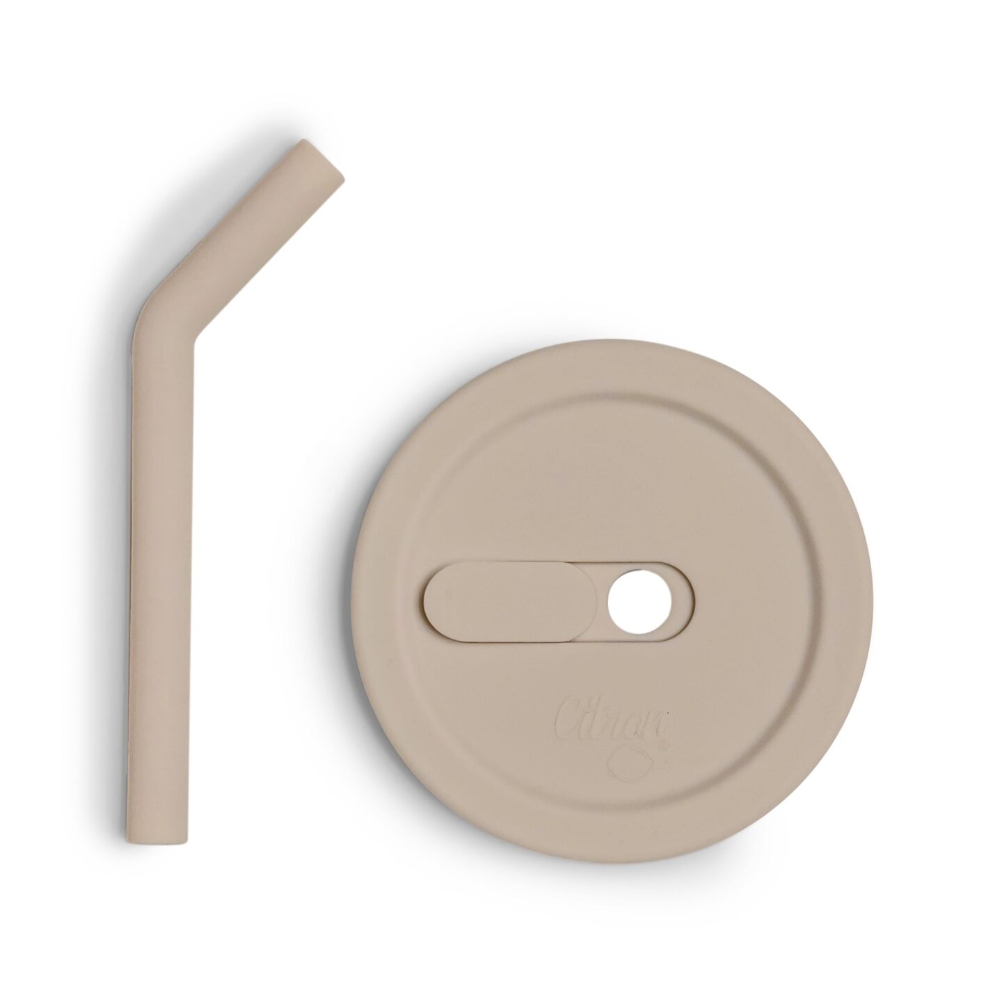 Citron Silikonski poklopac za šalicu Beige