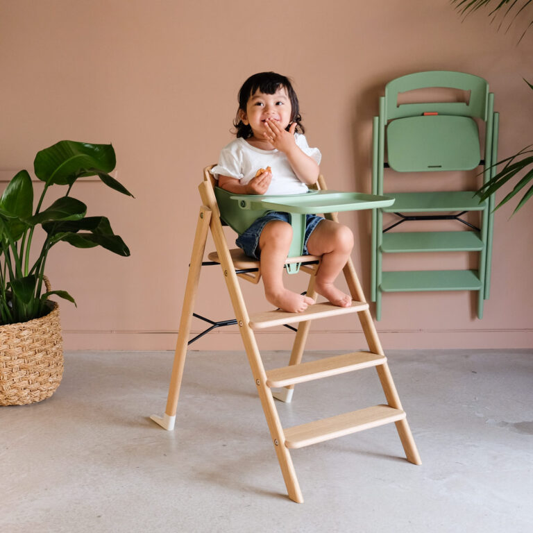 KAOS Zaštita protiv naginjanja za drvenu dječju stolicu Cream