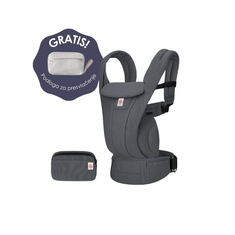 Ergobaby Omni Deluxe Mesh nosiljka - Graphite Grey