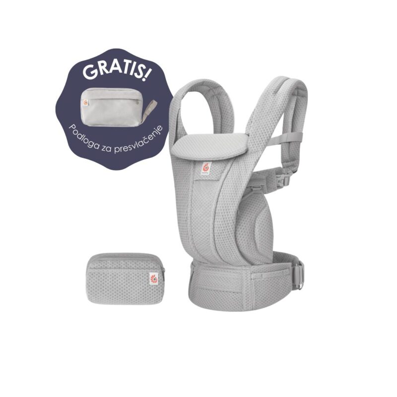 Ergobaby Omni Deluxe Mesh nosiljka - Pearl Grey