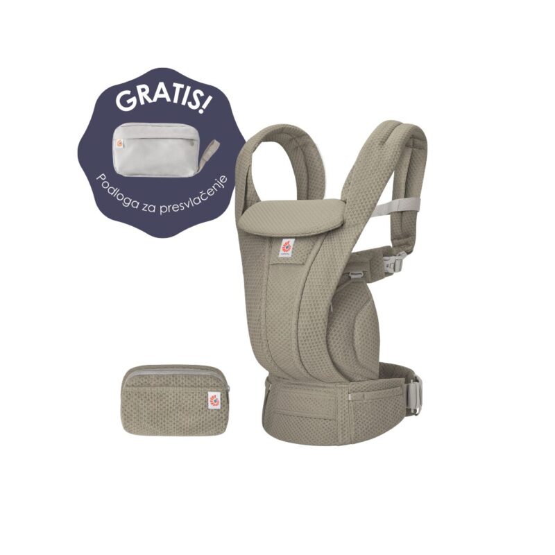 Ergobaby Omni Deluxe Mesh nosiljka - Soft Olive