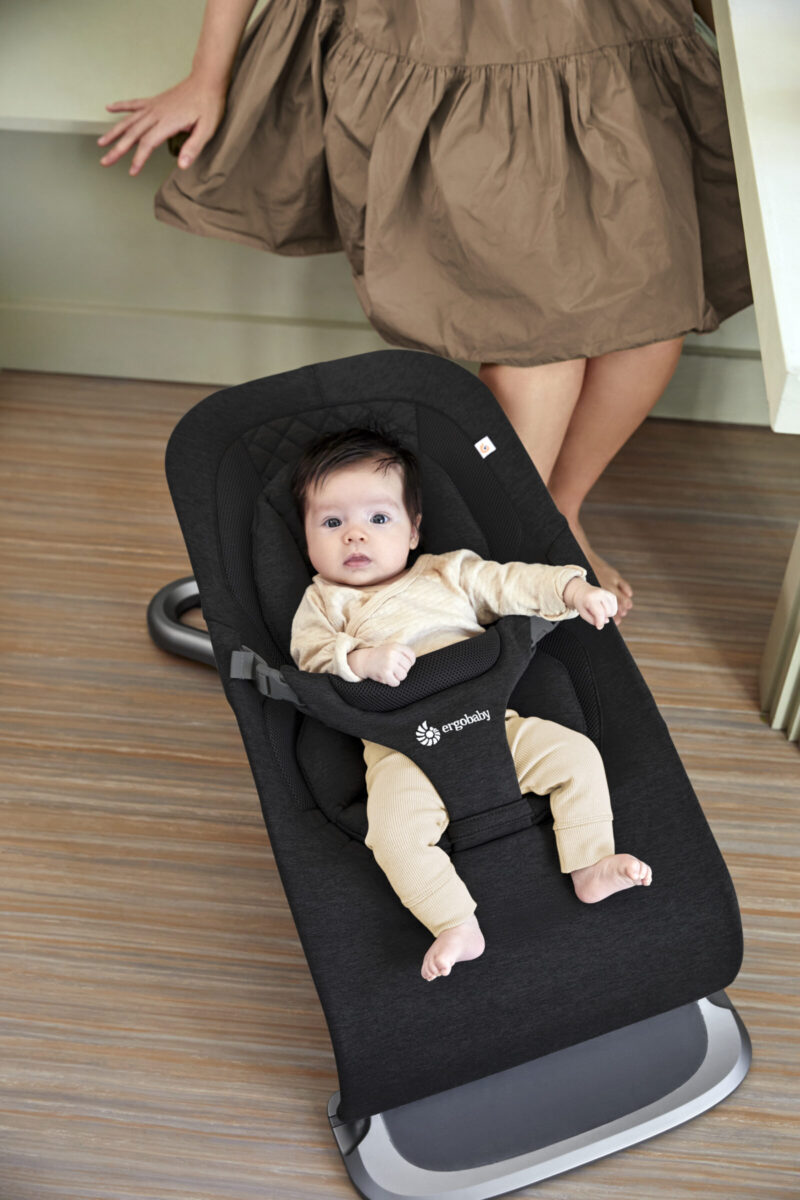 Ergobaby Evolve ležalnik 3v1 – Blush Pink + GRATIS pentlja z igračami  (Kopiraj) - slika 4