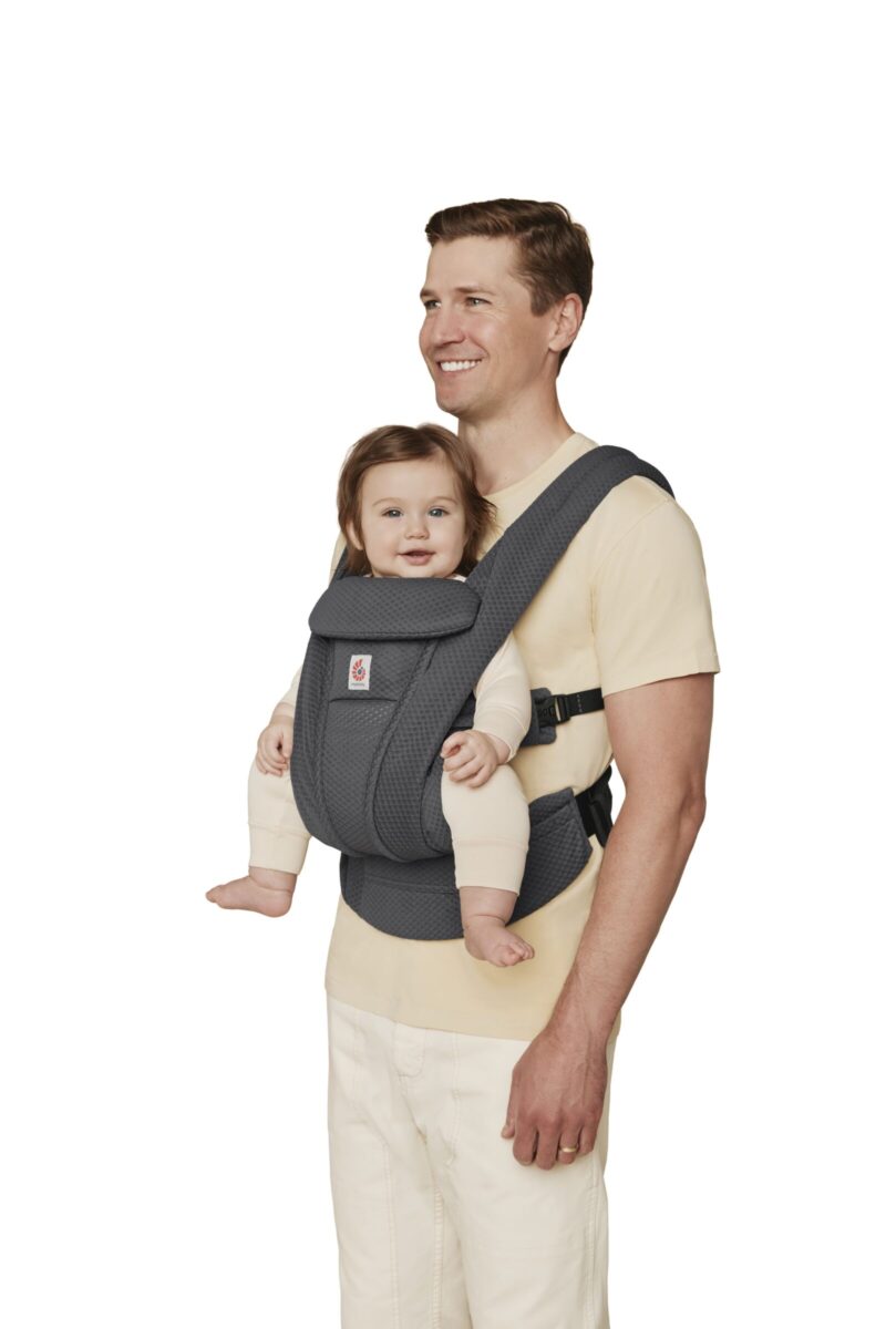 Ergobaby Omni Deluxe Mesh nosiljka - Graphite Grey - Slika 5