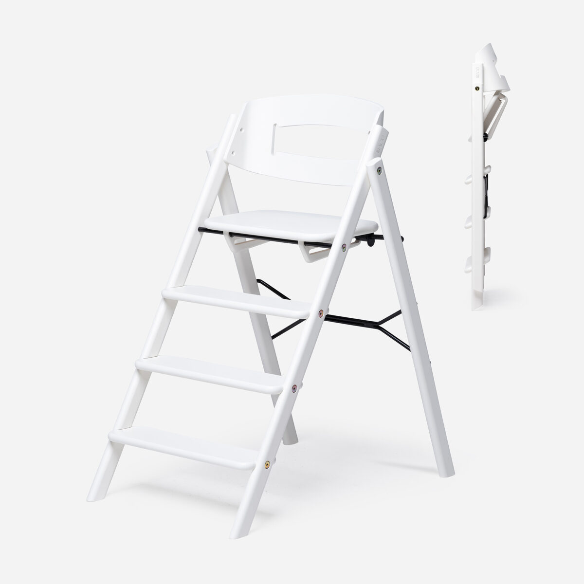 KAOS Klapp Dječja stolica Bukva White
