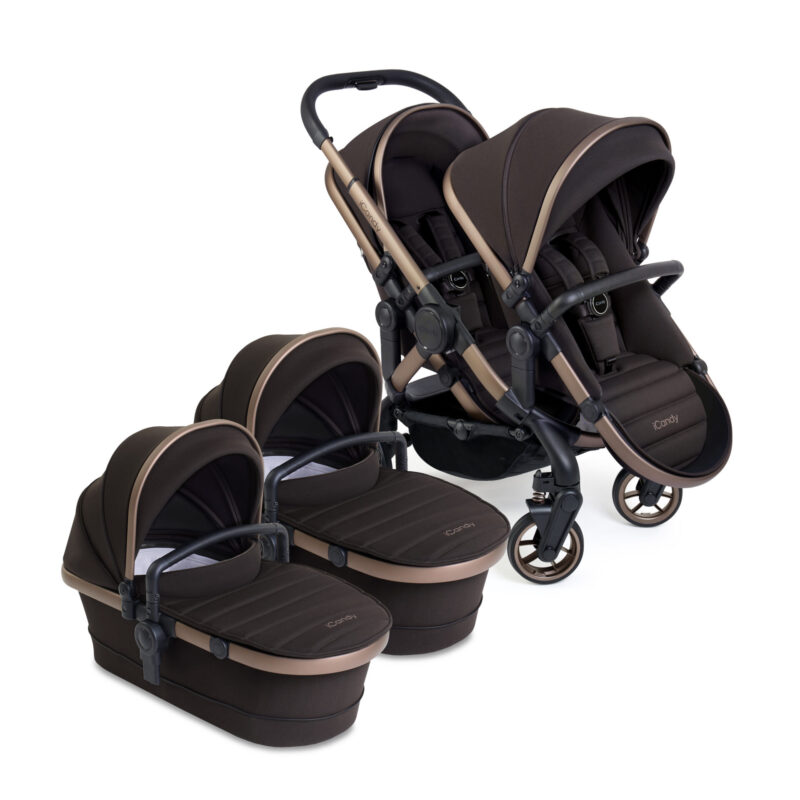 iCandy Peach 7 kolica za blizance 2u1, Pecan