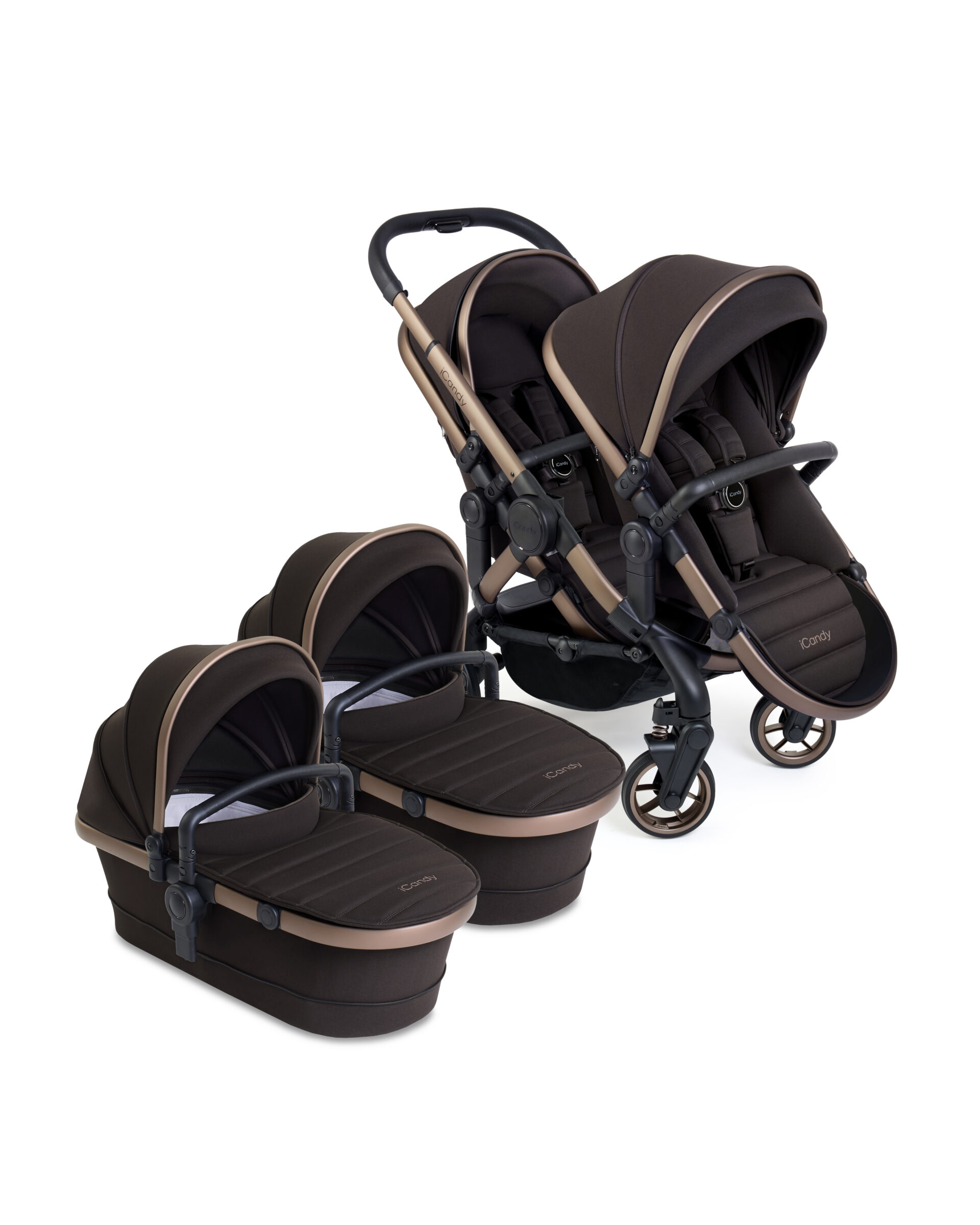 iCandy Peach 7 kolica za blizance 2u1, Pecan
