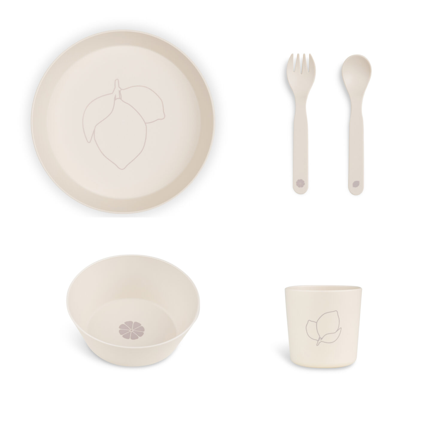 Citron Set posuđa od bio materijala Lemon - Slika 2