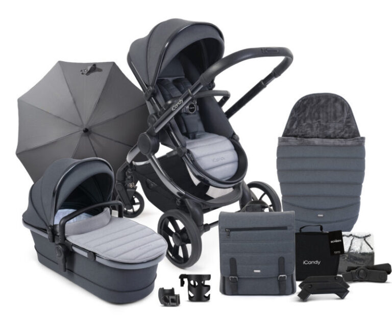 4u1 kolica iCandy Peach 7 Complete Bundle, Truffle + BeSafe autosjedalica sa bazom