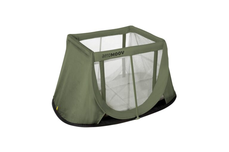Potovalna otroška posteljica AeroMoov - Green Moss
