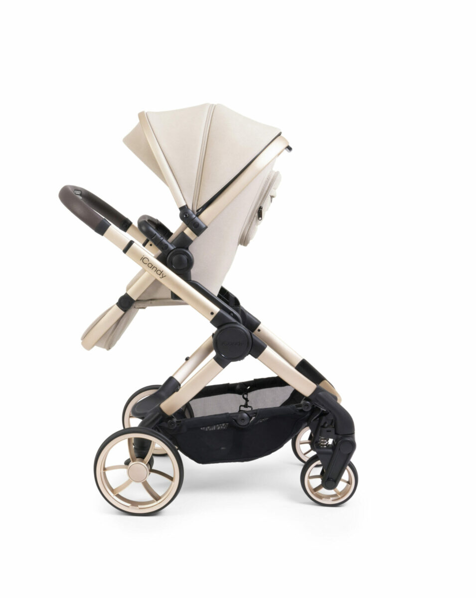 4u1 kolica iCandy Peach 7 Complete Bundle, Biscotti + BeSafe autosjedalica sa bazom - Slika 6