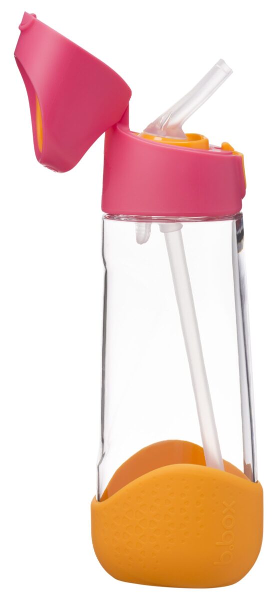 b.box Tritan™ plastenka s slamico, 600 ml - smaragdni gozd   (Kopiraj) - Image 3