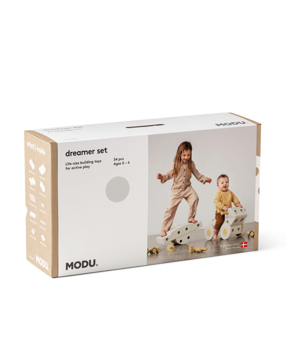 Komplet MODU Dreamer, peščeno siva/medeno rumena - Image 7