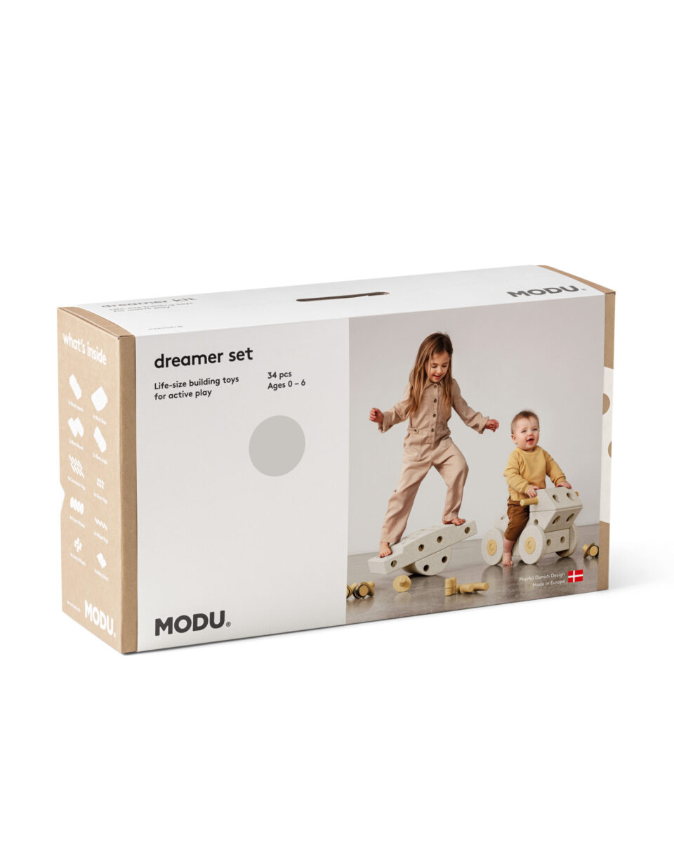 Komplet MODU Dreamer, peščeno siva/medeno rumena - slika 7