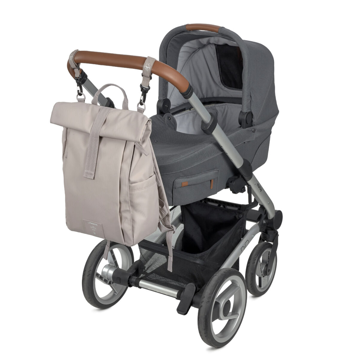 Lässig GRE Rolltop Up Ruksak, taupe - Slika 6