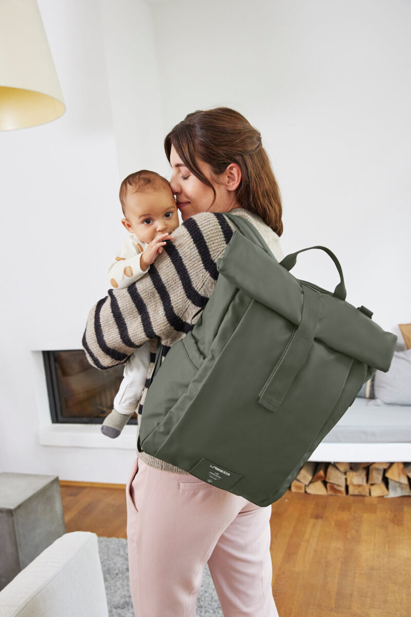 Lässig GRE Rolltop Up Ruksak, olive - Slika 8