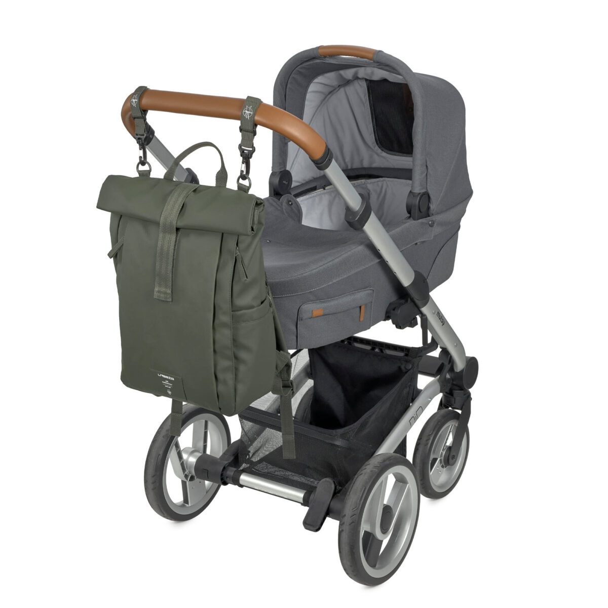 Lässig GRE Rolltop Up Ruksak, olive - Slika 7