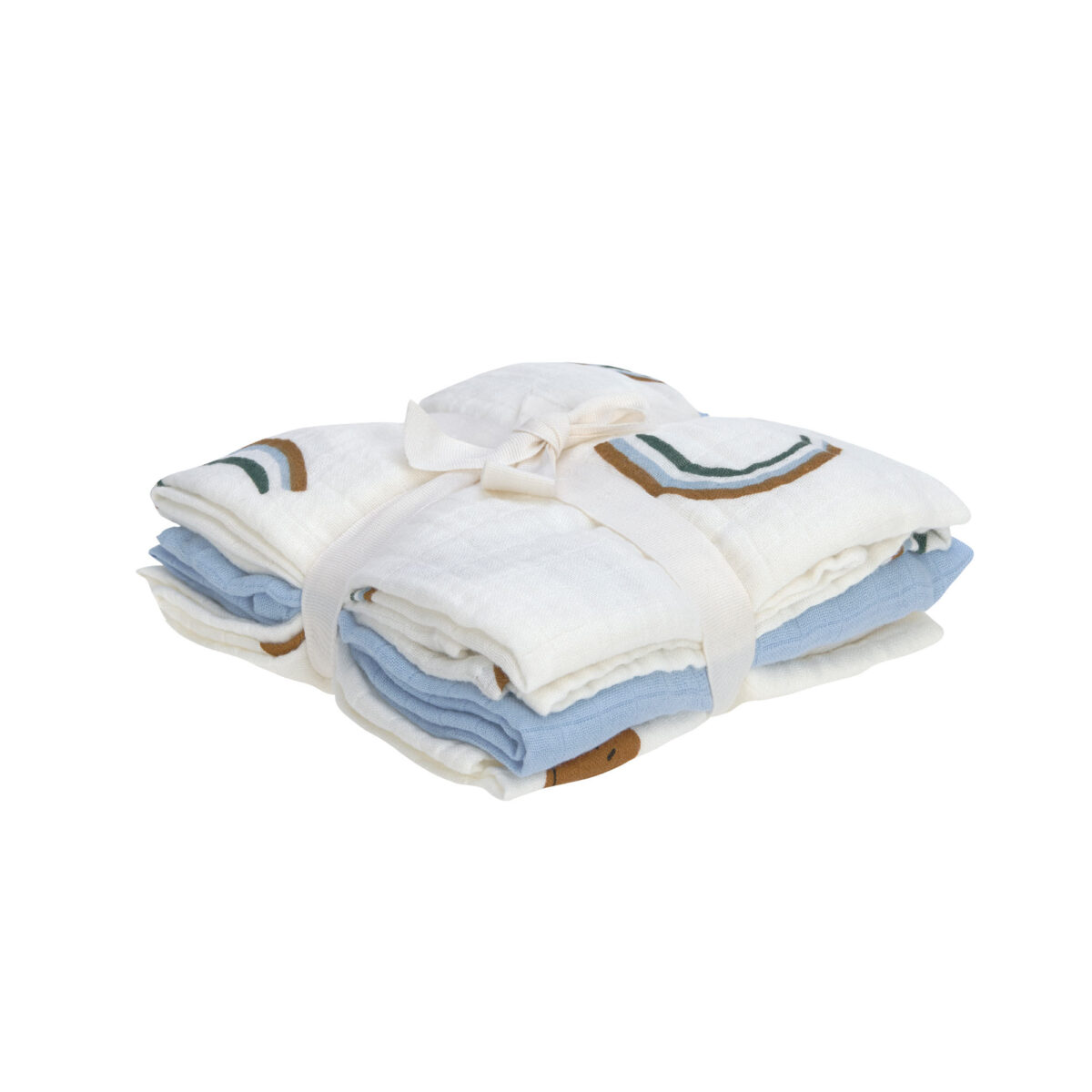 Lässig Tetra pelena M Happy Rascals Smily sky blue 3 kom, 60 x 60 cm - Slika 3