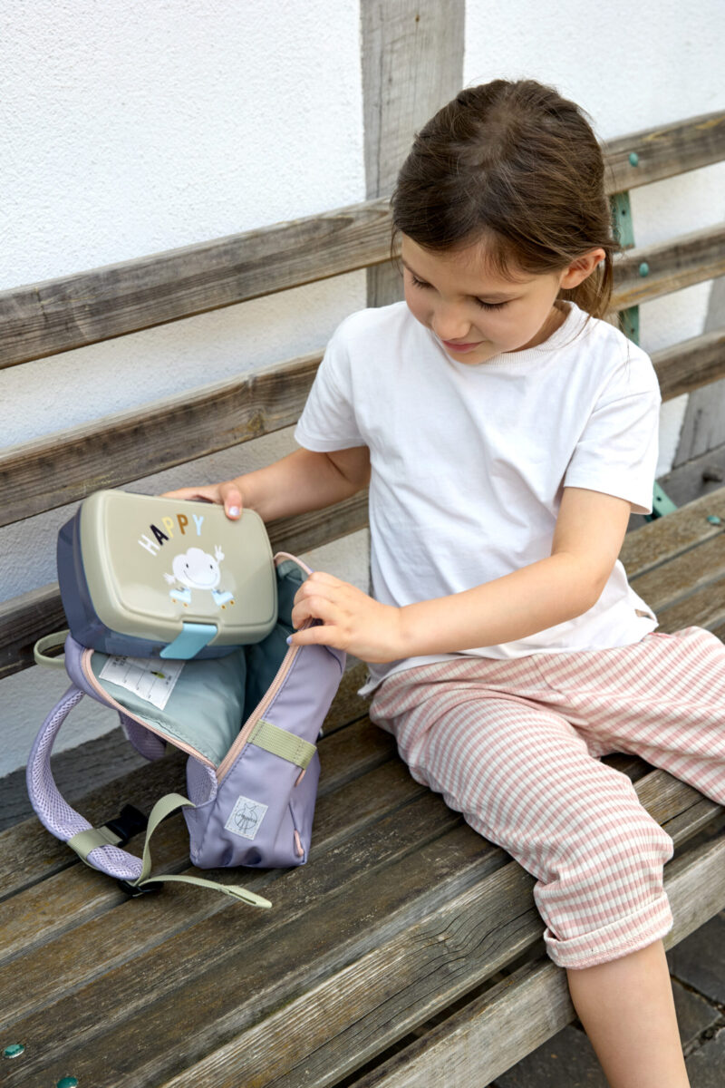 Lässig Tiny Ruksak Outdoor Rainbow Pastel Lilac - Slika 5