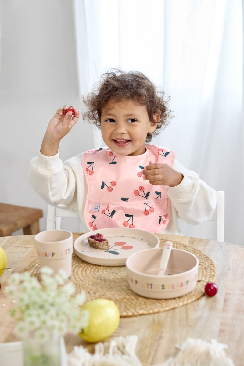 Lässig Posuđe Set PP/celuloza Happy Fruits Cherry (Tanjur, Zdjelica, Šalica, Žlica) - Slika 3