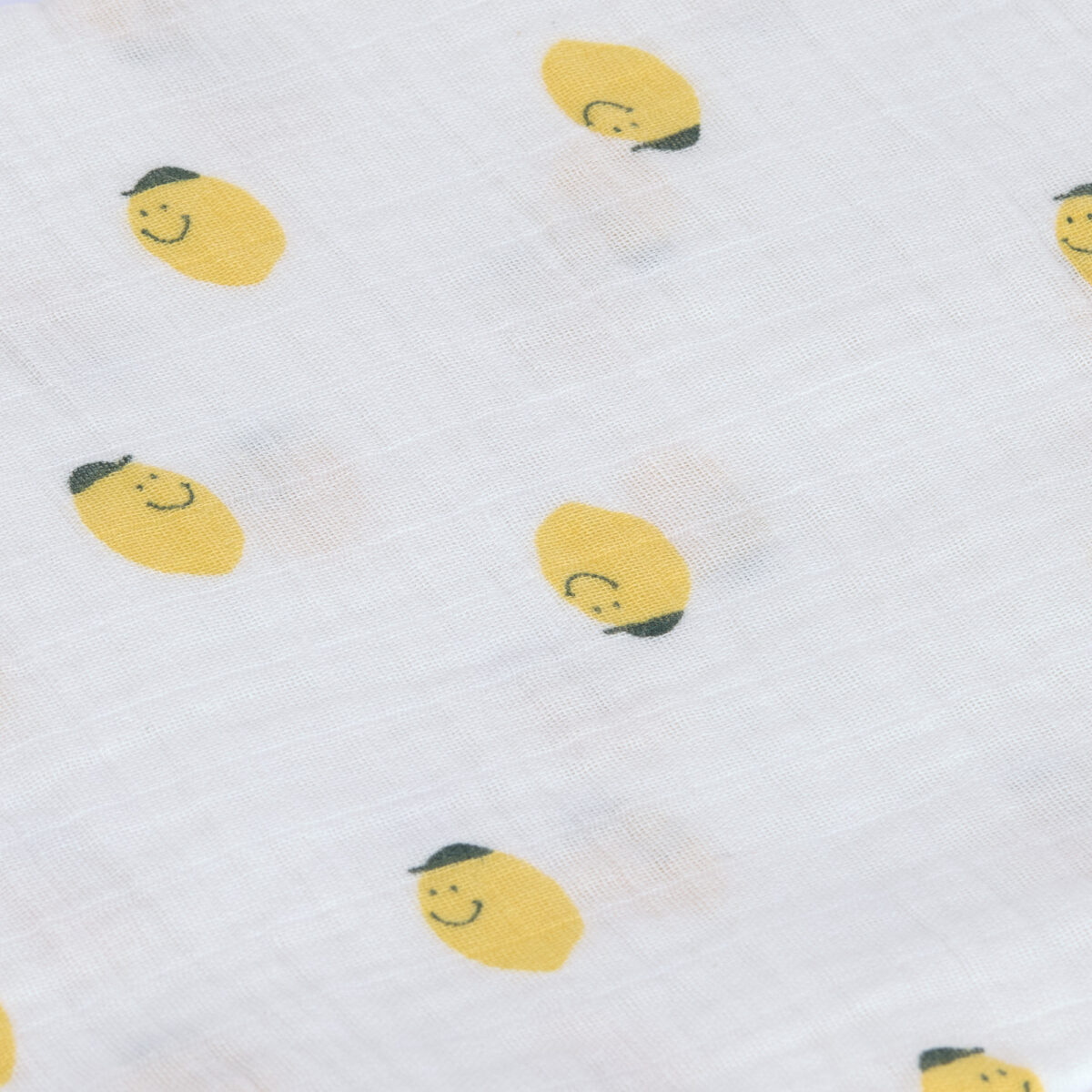Lässig Tetra plenice L GOTS Happy Fruits Lemon 3 kosi, 85 x 85 cm - Image 4