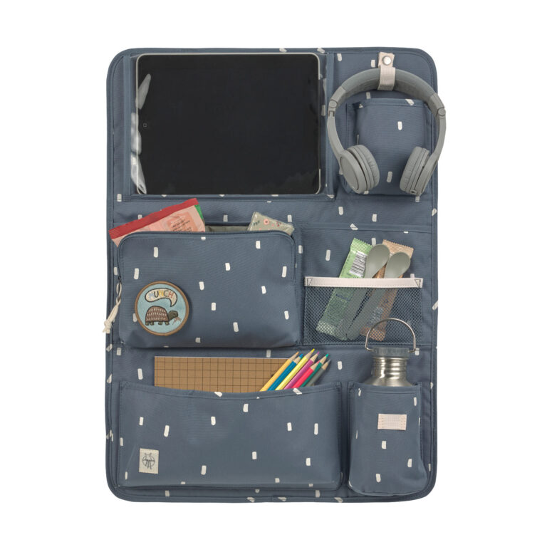 Lässig organizator za avto Happy Prints polnočno moder