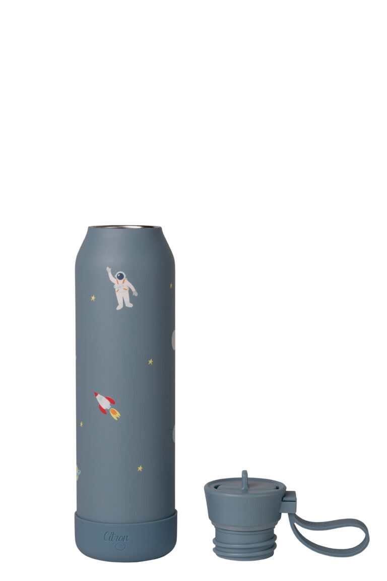 Steklenica za vodo Citron 500 ml, vesoljska ladja, prašno modra