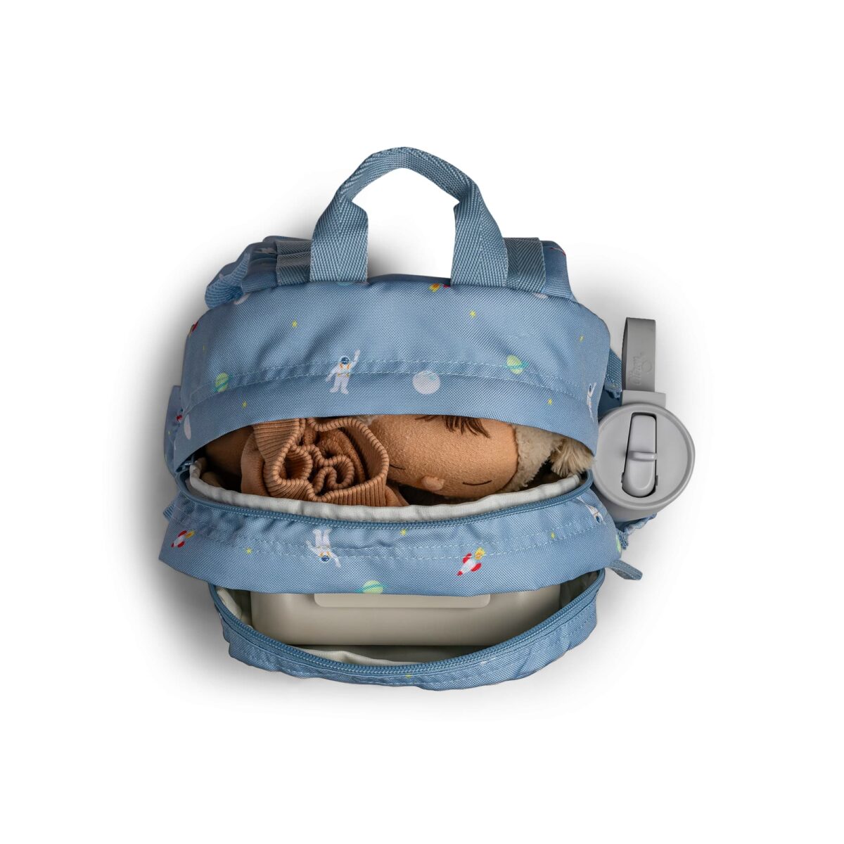 Citron Dječji ruksak Medium Spaceship Dusty Blue - Slika 2