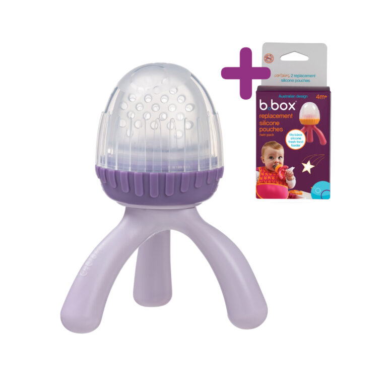 b.box Set hranilica za svježe voće + zamjenski silikon - Peony