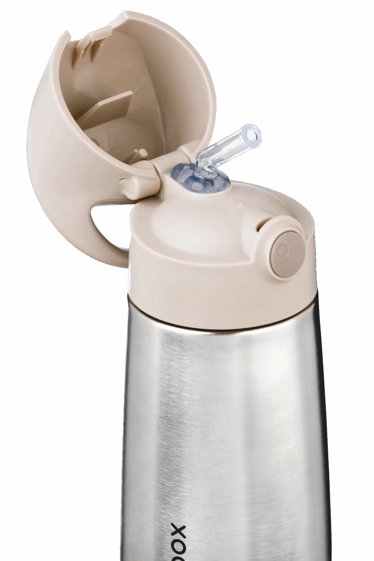 b.box Termo bočica sa slamkom, 350ml - latte