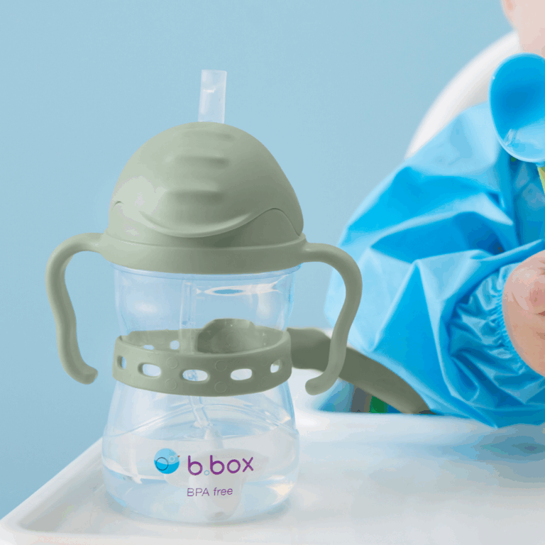 b.box Sippy Cup Starter set - sage