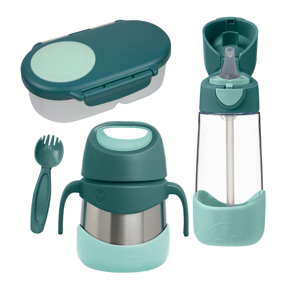 b.box Set za hranjenje u pokretu - emerald forest