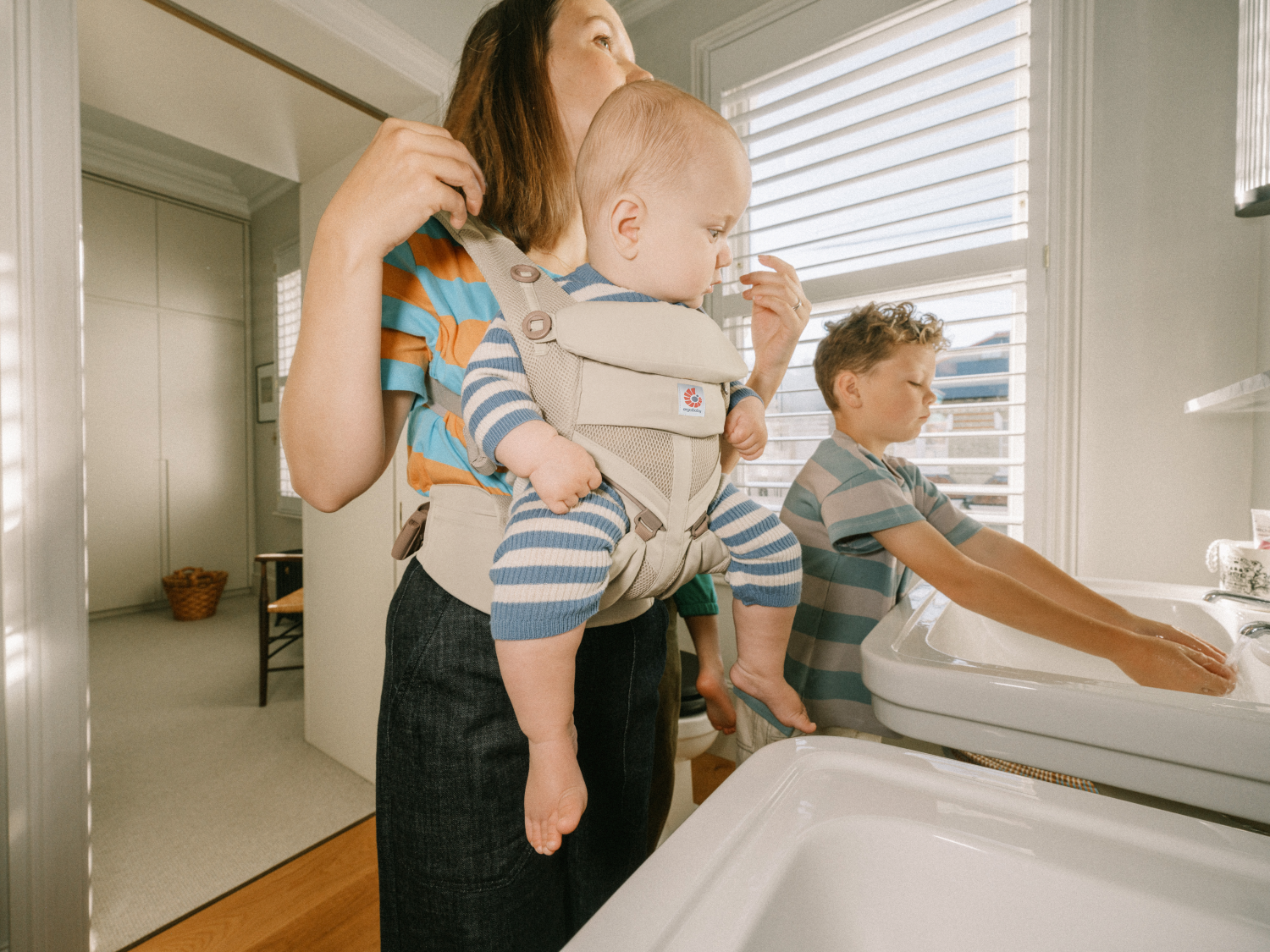 Ergobaby Omni Classic Mesh nosiljka, Natural Beige - Slika 6