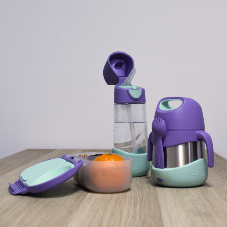 b.box Set za hranjenje u pokretu - lilac pop