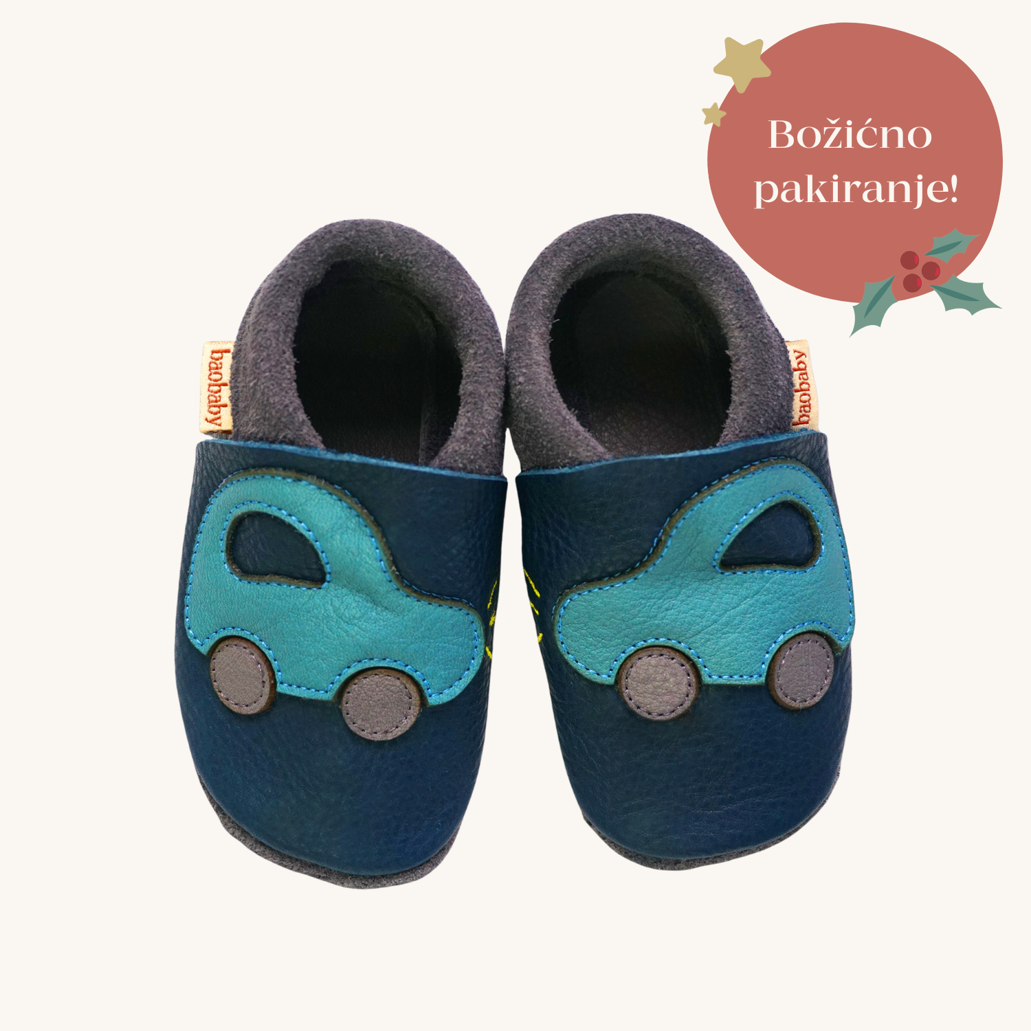 Baobaby mekane dječje cipelice Buggy navy