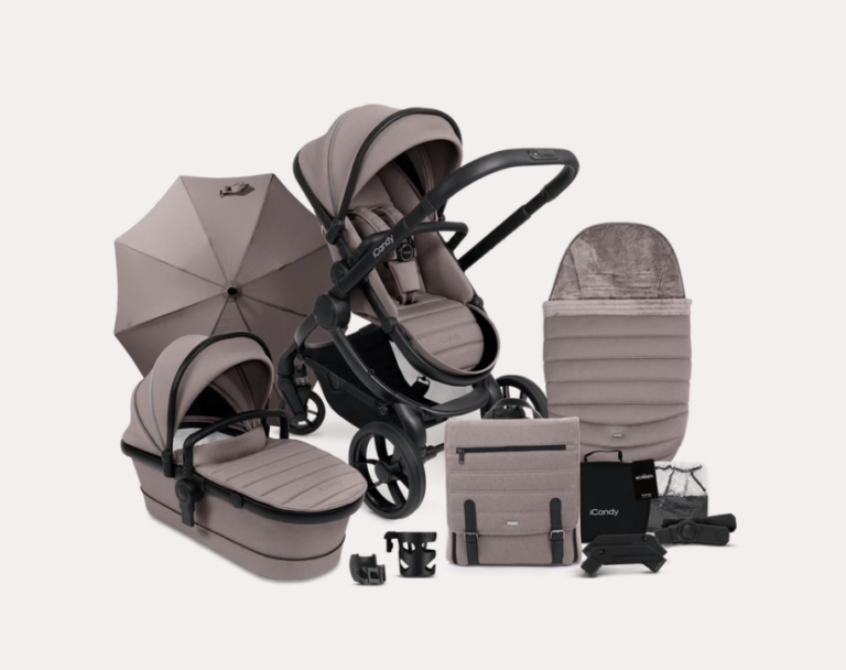 3u1 kolica iCandy Peach 7 Complete Bundle, Porcini + BeSafe autosjedalica