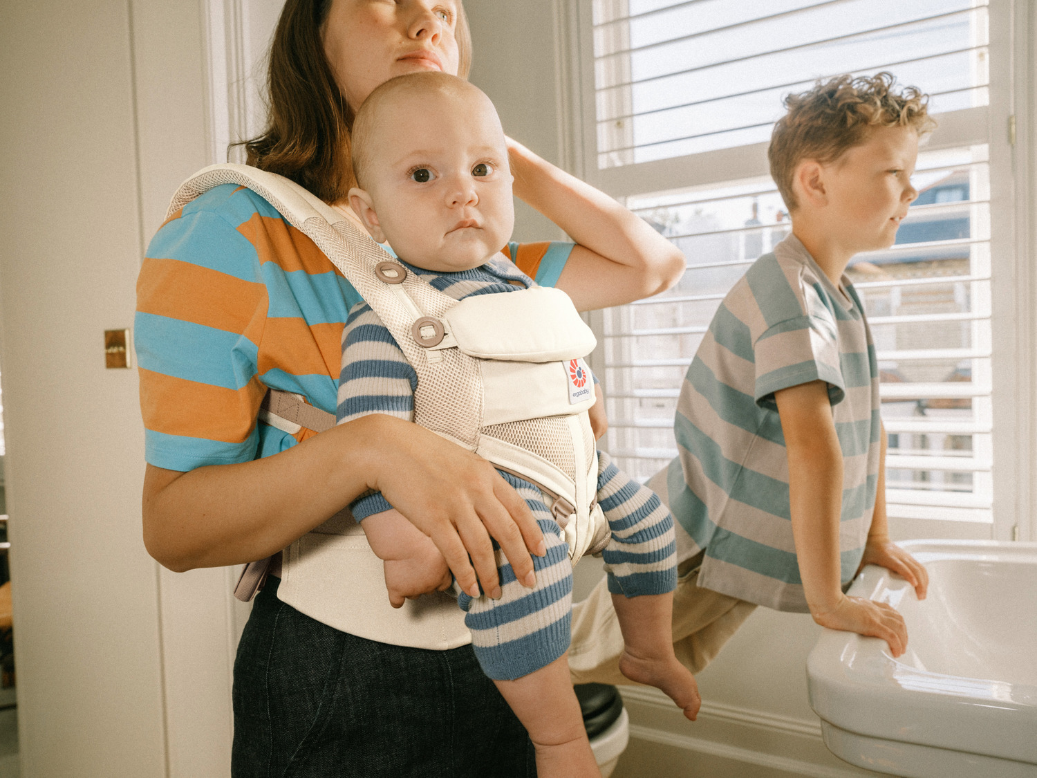 Ergobaby Omni Classic Mesh nosiljka, Luminous Ivory - Slika 9