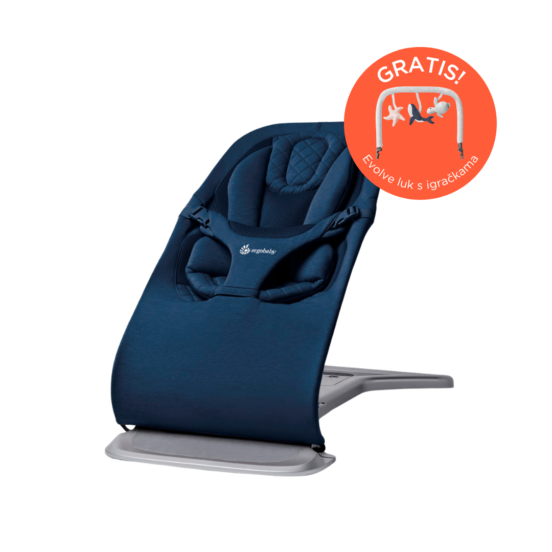 Ergobaby Evolve ležaljka 3u1 – Midnight Blue