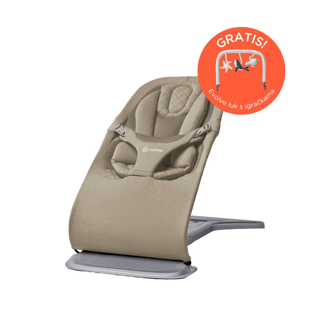 Ergobaby Evolve ležaljka 3u1 – Soft Olive