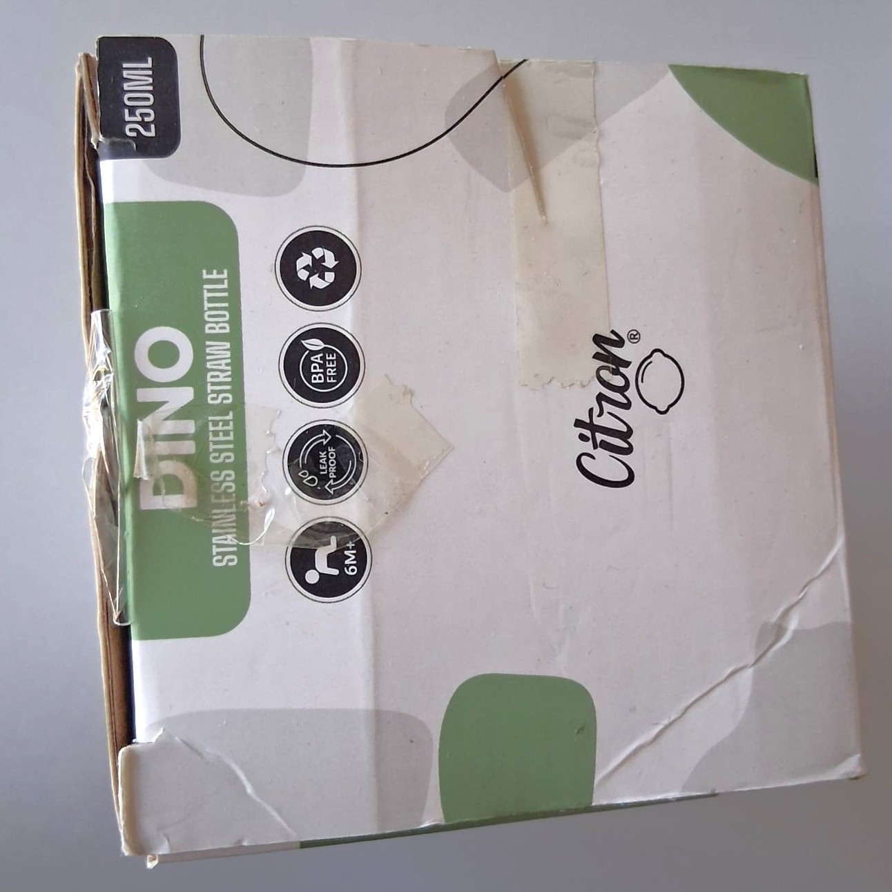 SNIŽENO: Citron 250ml Boca za vodu Dino Green Original Collection - OŠTEĆENA AMBALAŽA - Slika 6