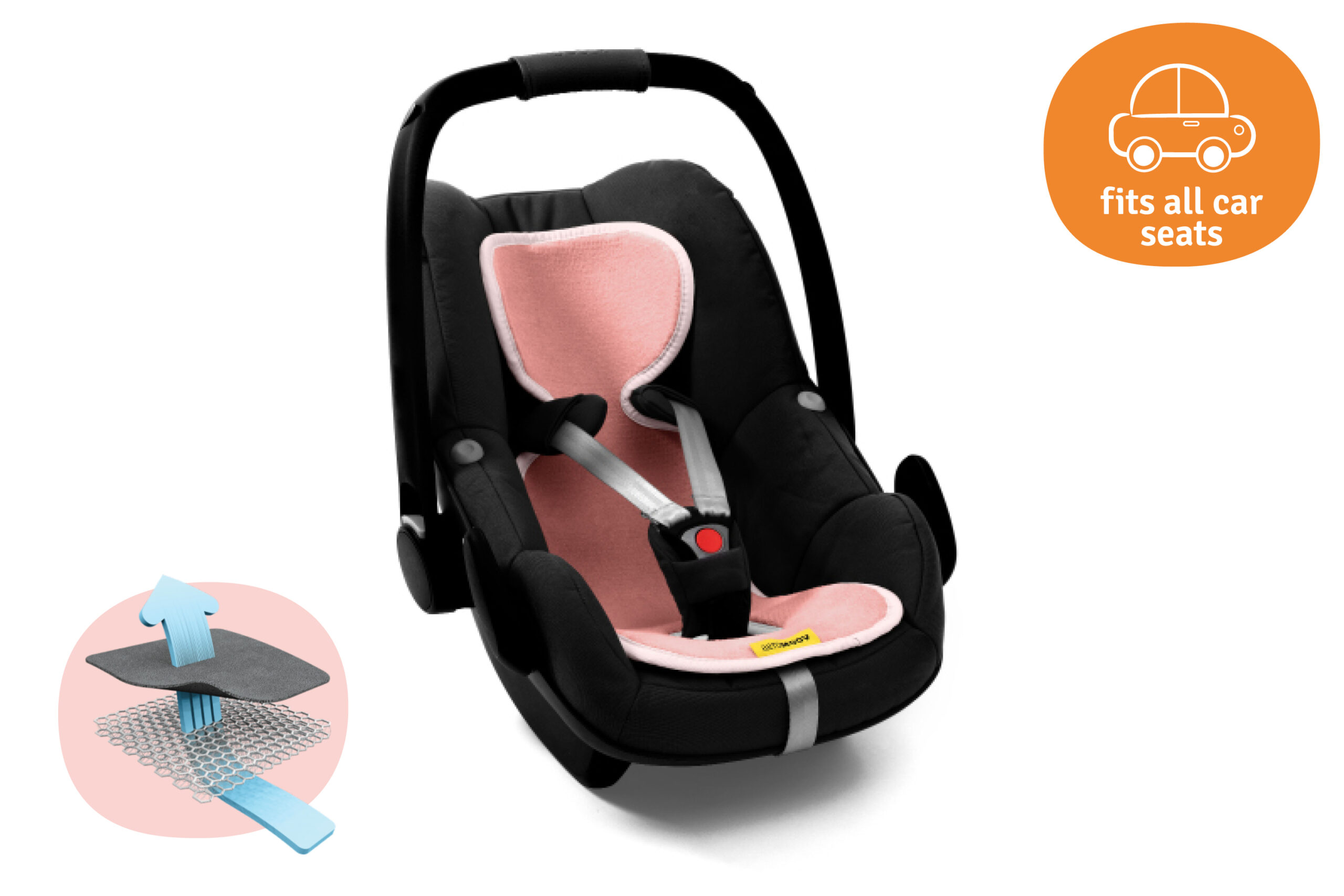 AeroMoov Zračna Podloga za autosjedalicu grupa 0, Blossom - Slika 2