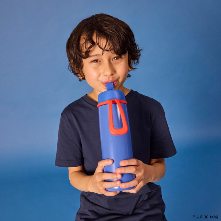 b.box Termo boca Flip Top, 690ml - Superman