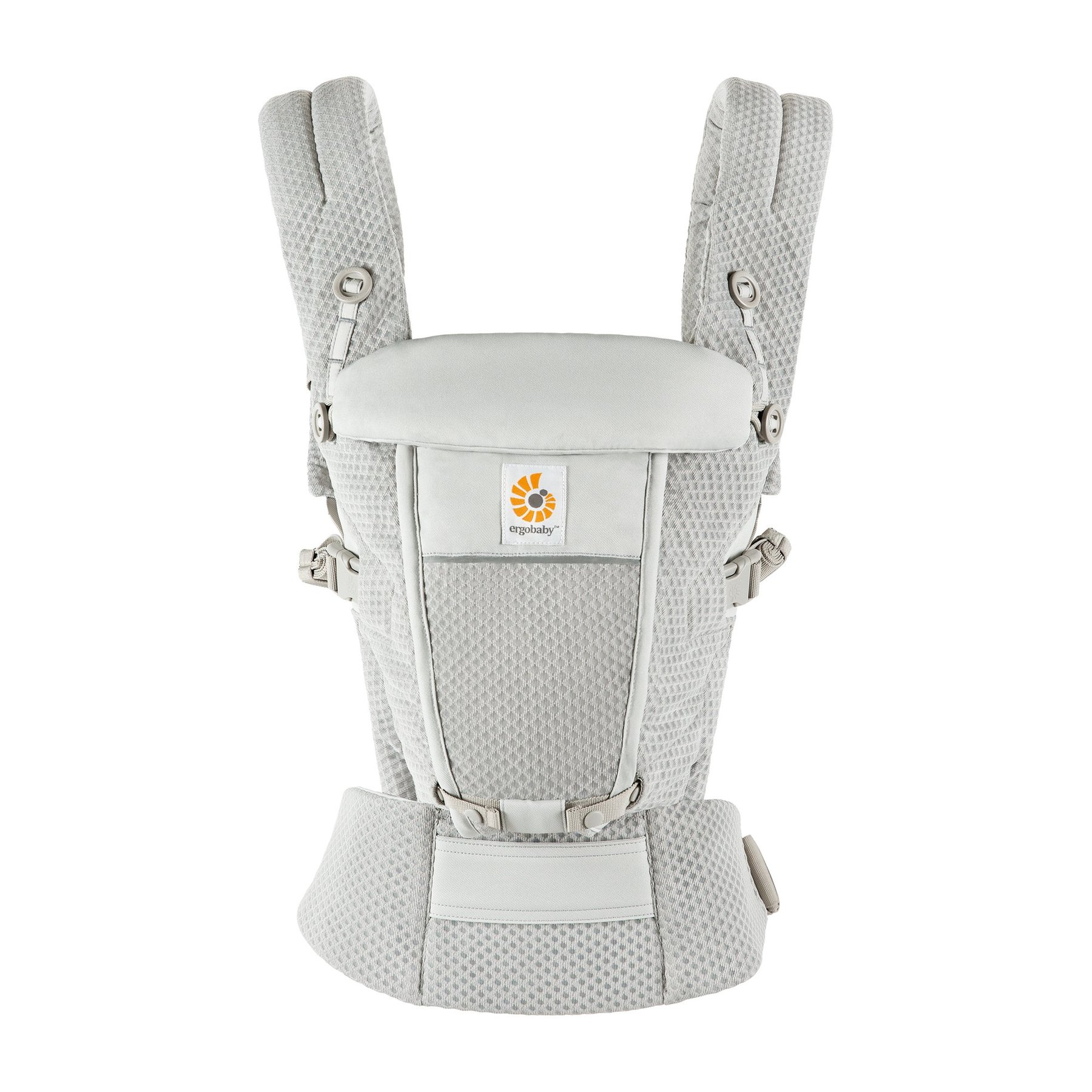 Ergobaby Adapt SoftFlex mrežasta nosilka, biserno siva