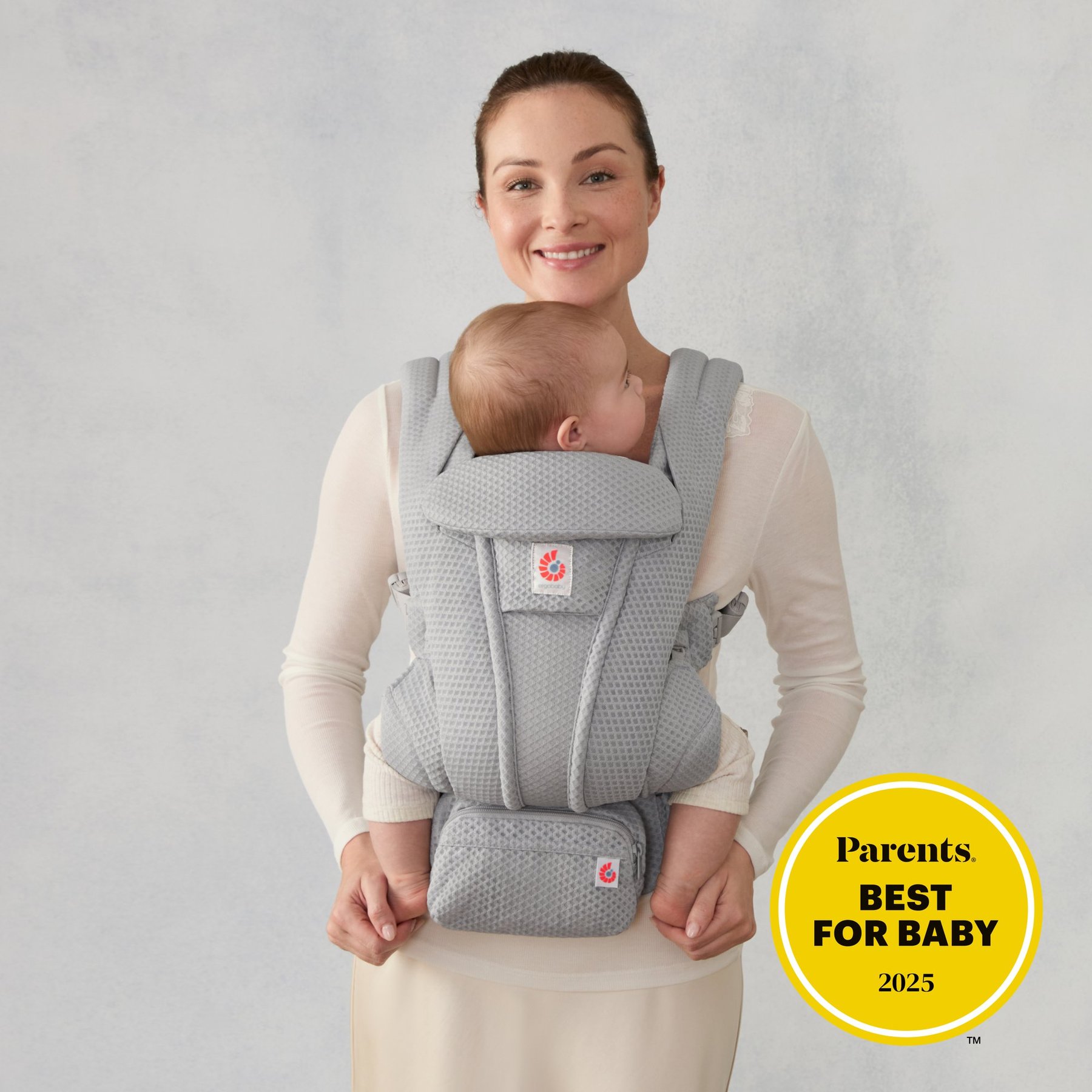 Ergobaby Omni Deluxe Mesh nosiljka - Pearl Grey – Image 3