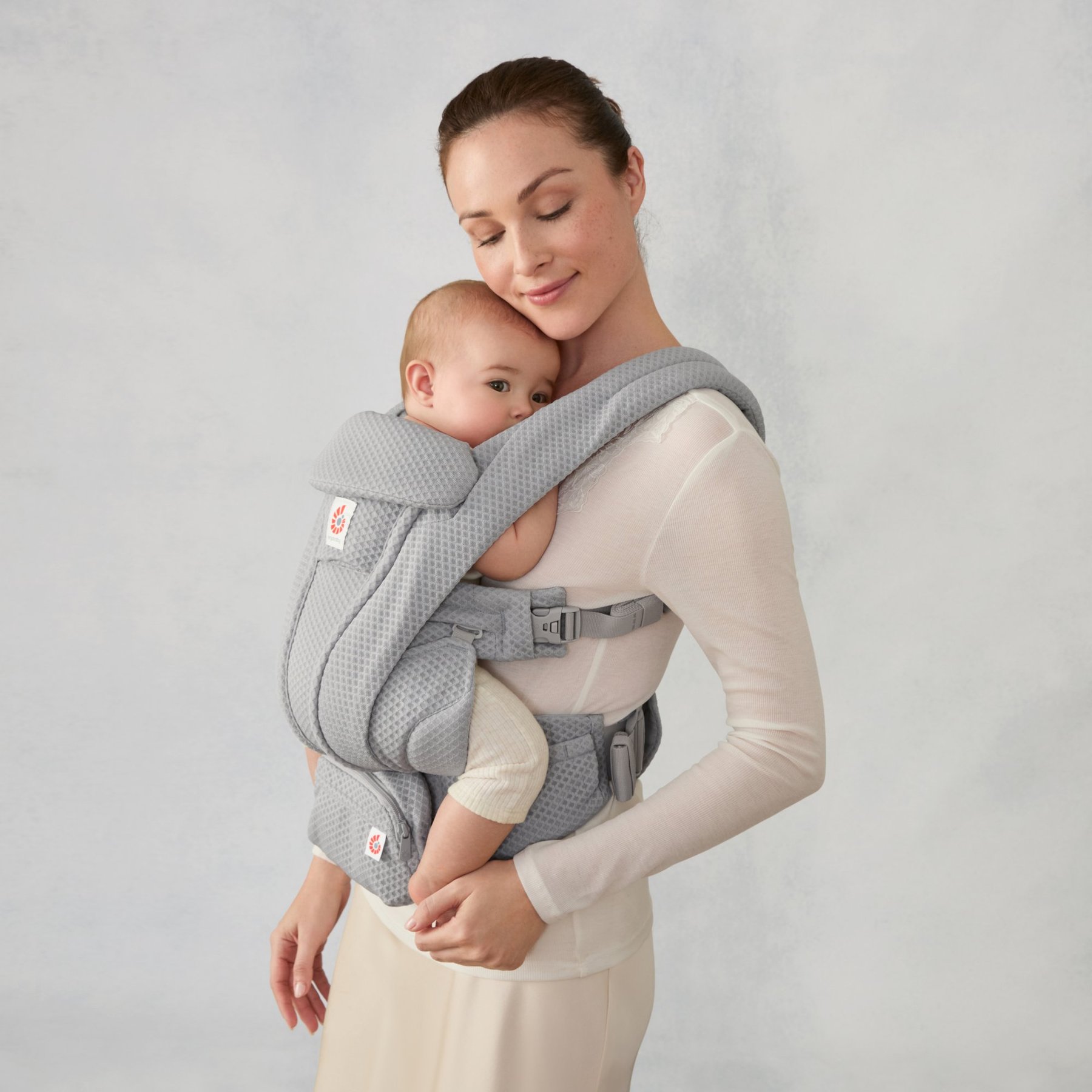 Ergobaby Omni Deluxe Mesh nosiljka - Pearl Grey – Image 9