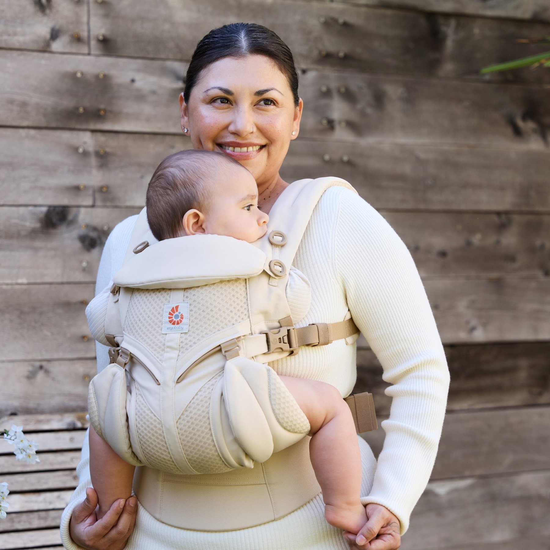 Ergobaby Omni Classic Mesh nosiljka, Natural Beige - Slika 11