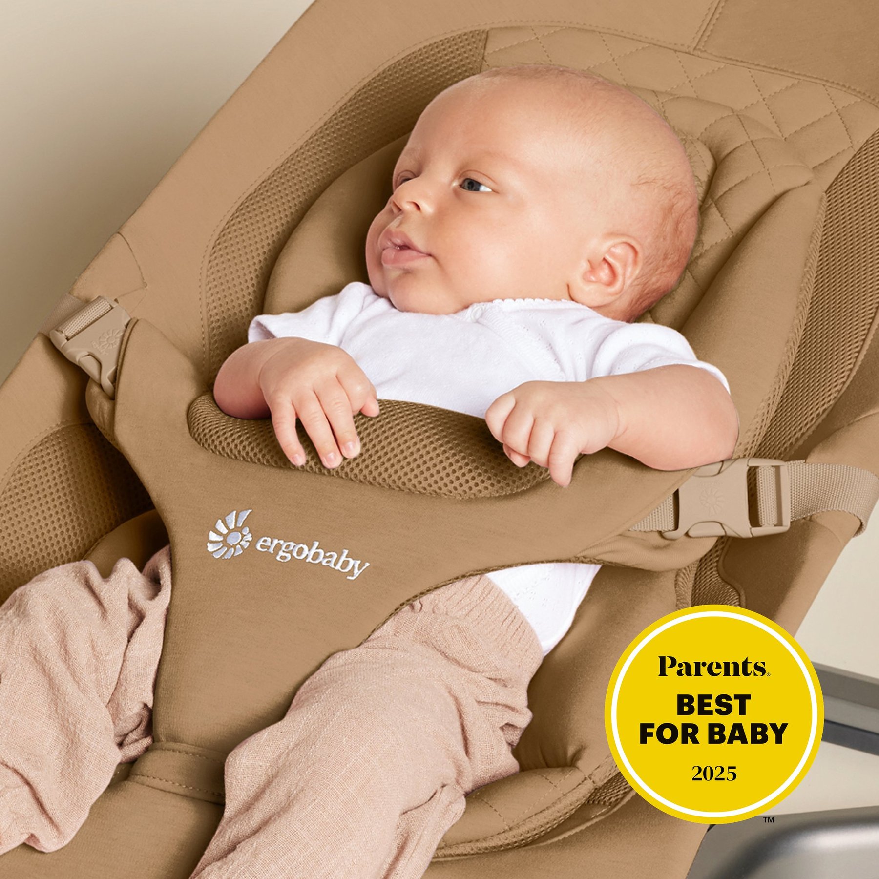 Ergobaby Evolve ležalnik 3v1 – Camel - slika 8