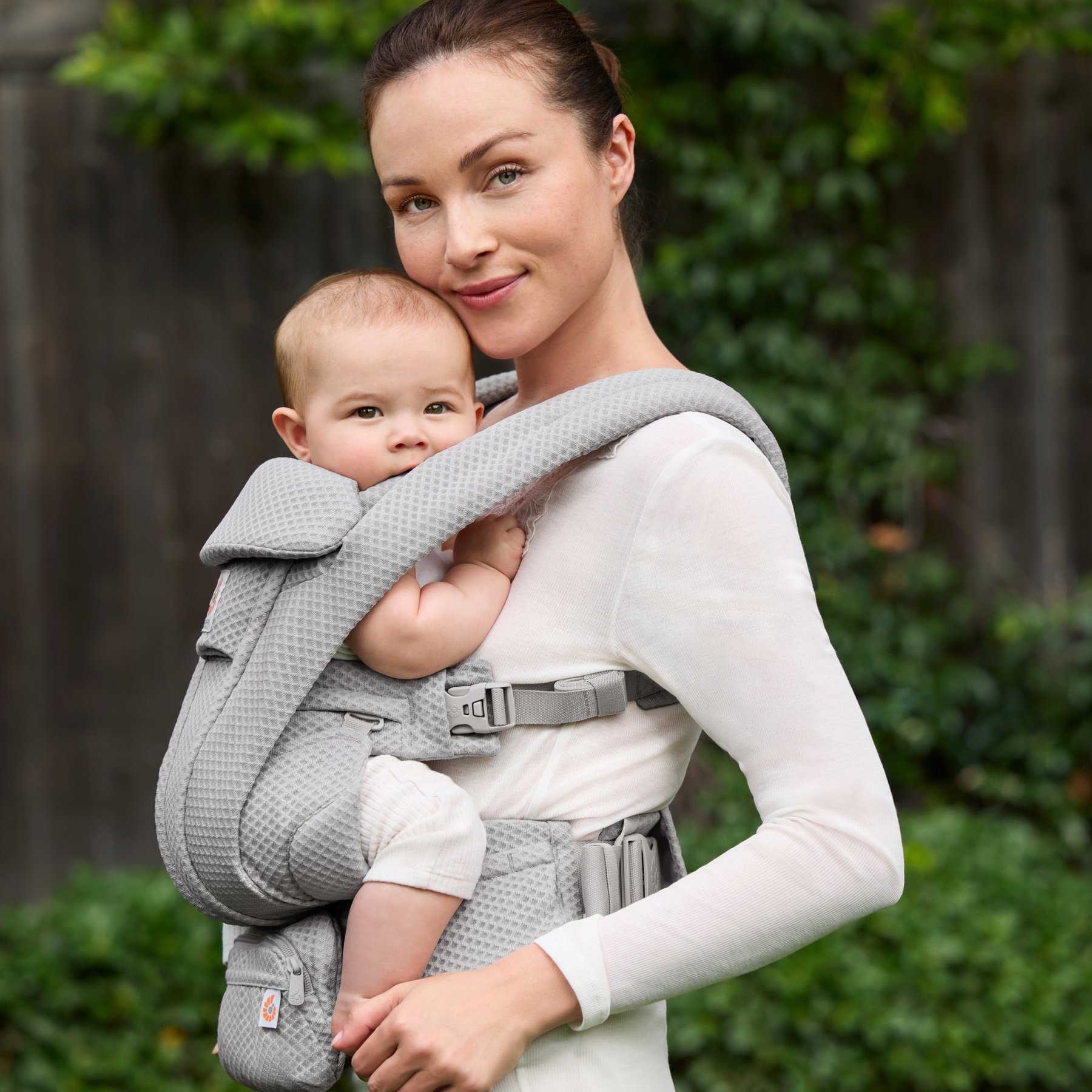 Ergobaby Omni Deluxe Mesh nosiljka - Pearl Grey – Image 12