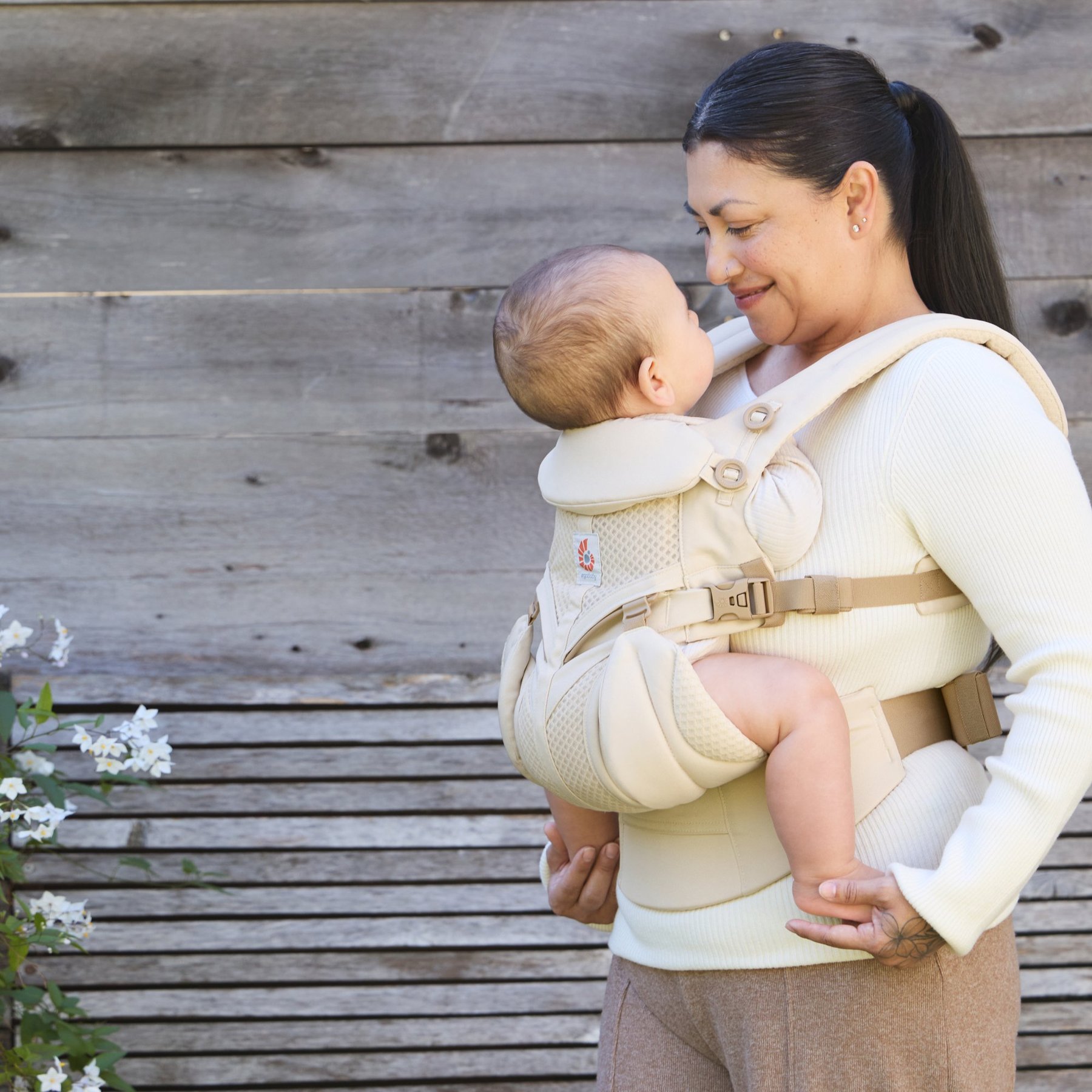 Ergobaby Omni Classic Mesh nosiljka, Natural Beige - Slika 12