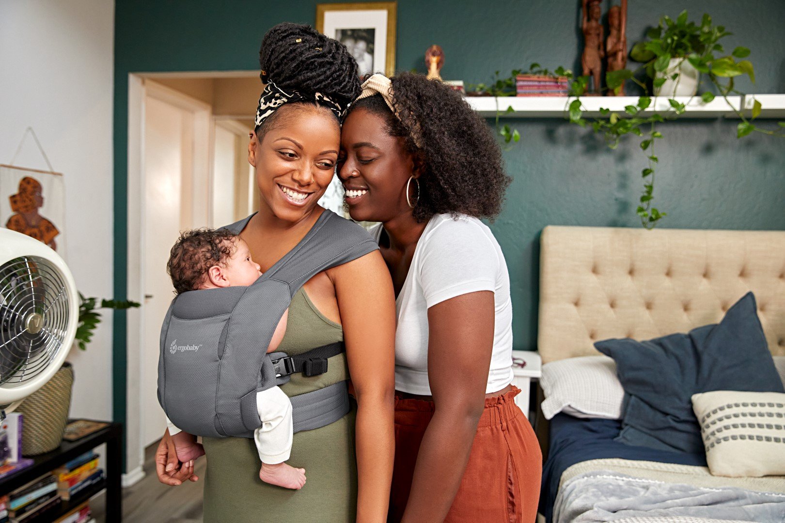 Ergobaby Embrace Soft Air Mesh nosiljka, Crna - Slika 11