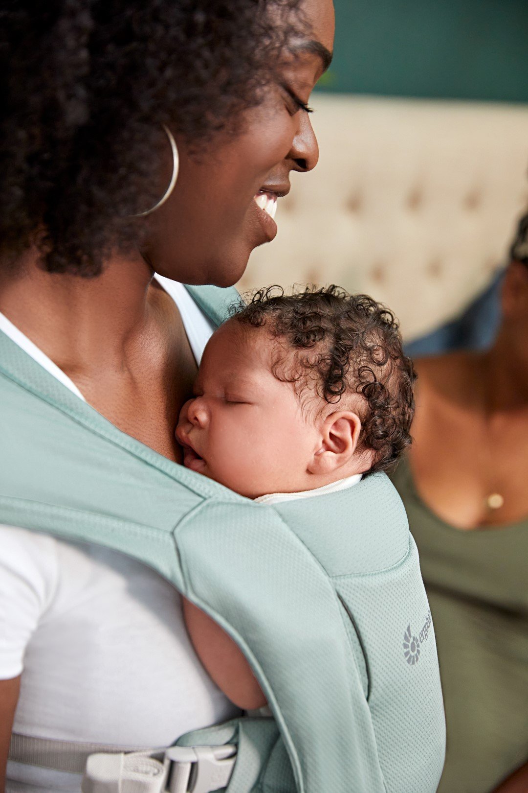 Ergobaby Embrace Soft Air Mesh nosiljka, Sage - Slika 9